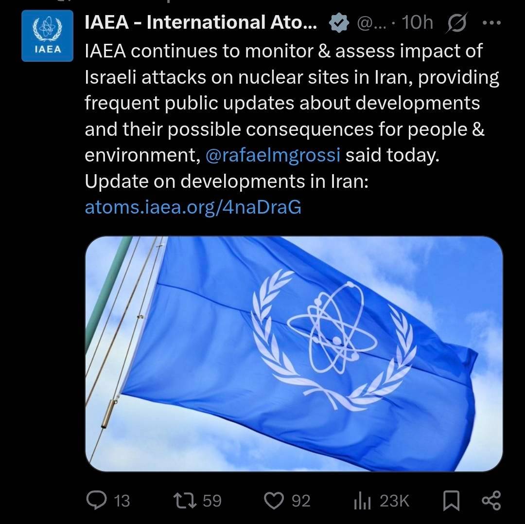 Iranpress: آژانس بین المللی انرژی اتمی حملات اسراییل به ایران را ارزیابی می کند