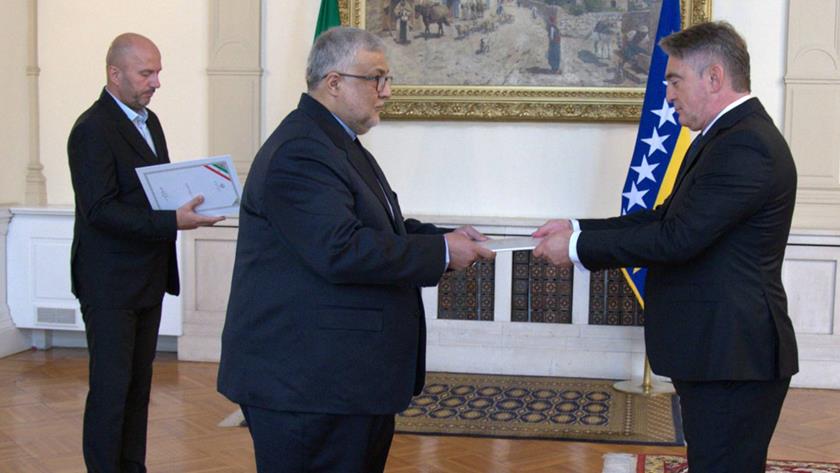 Iranpress: تقدیم استوارنامه سفیر جدید کشورمان به رئیس شورای ریاست جمهوری بوسنی و هرزگوین