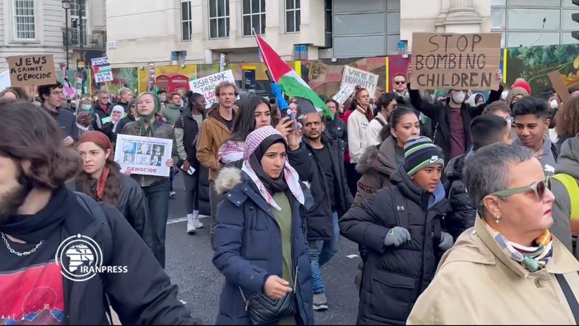 Iranpress: تظاهرات ضد صهیونیستی در لندن
