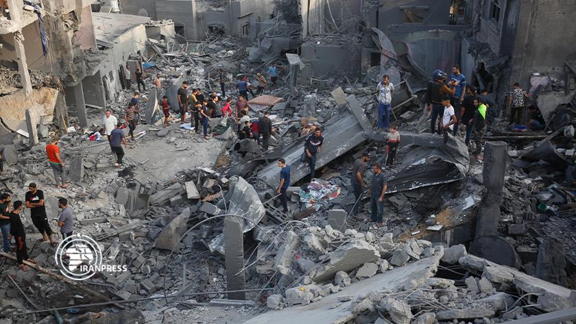 Iranpress: استمرار بی وقفه جنایات جنگی در سی دومین روز حملات همه جانبه به غزه