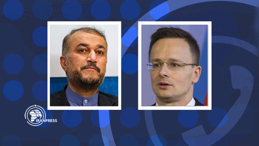 Iranpress: گفت وگوی وزیران امور خارجه ایران و مجارستان با محوریت تحولات غزه
