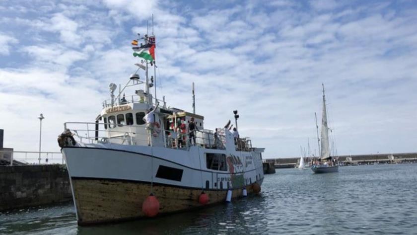 Iranpress: بوق ممتد کشتی‌ها در همبستگی با غزه