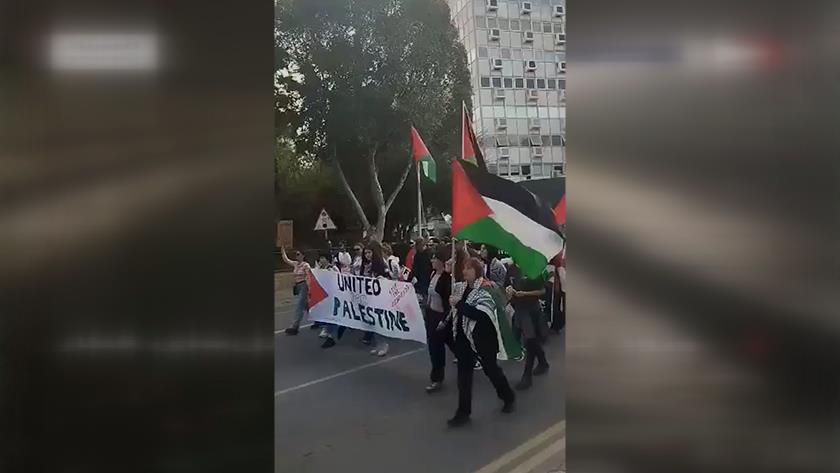 Iranpress: راهپیمایی حامیان فلسطین در نیکوزیا