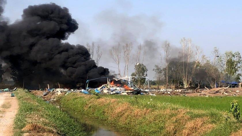 Iranpress: وقوع انفجار در شهرک صنعتی گرمسار