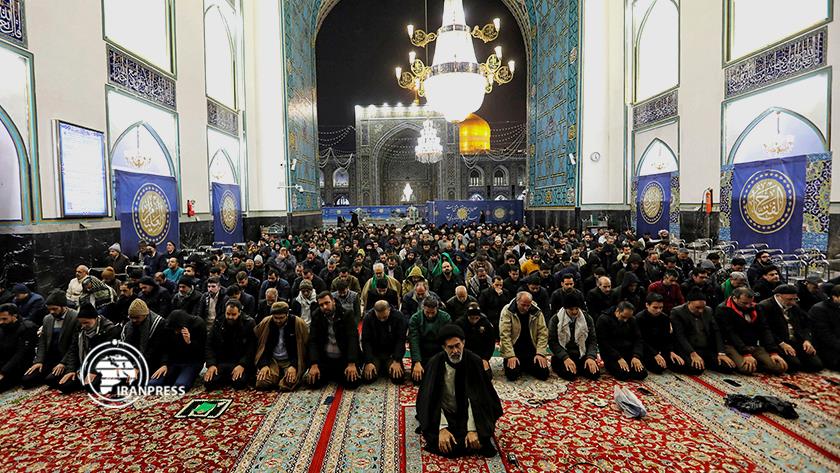 ایران پرس: تصاویری از مراسم معنوی اعتکاف در حرم مطهر رضوی 