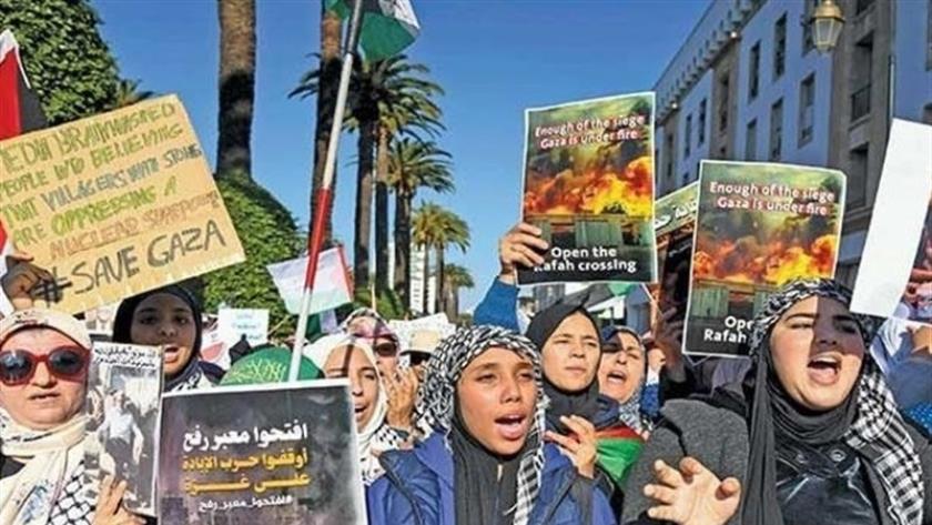 Iranpress: تجمع تونسی‌ها در حمایت از مردم غزه