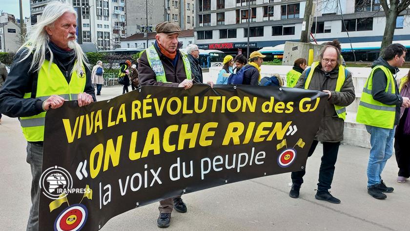 Iranpress: «نه» به‌‌جنگ اوکراین و اعتراض به‌مکرون در پاریس   