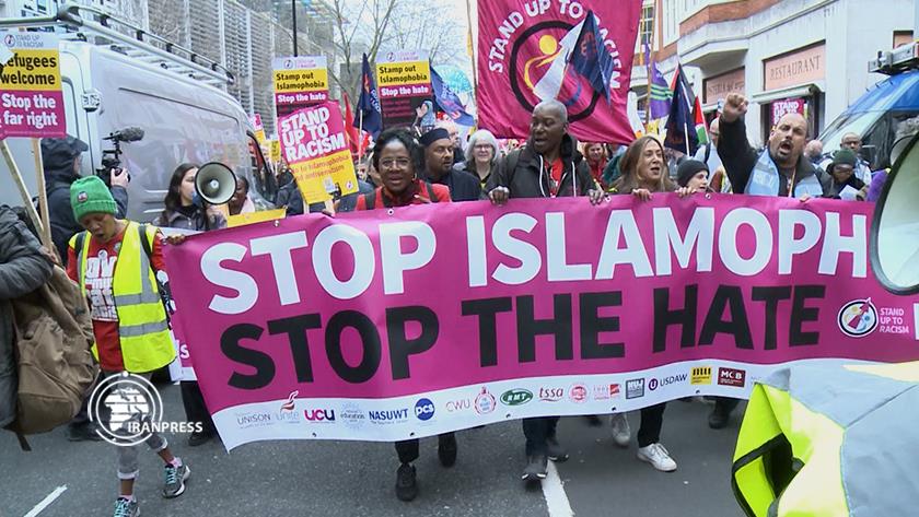 Iranpress: تظاهرات گسترده ضدنژادپرستی در لندن