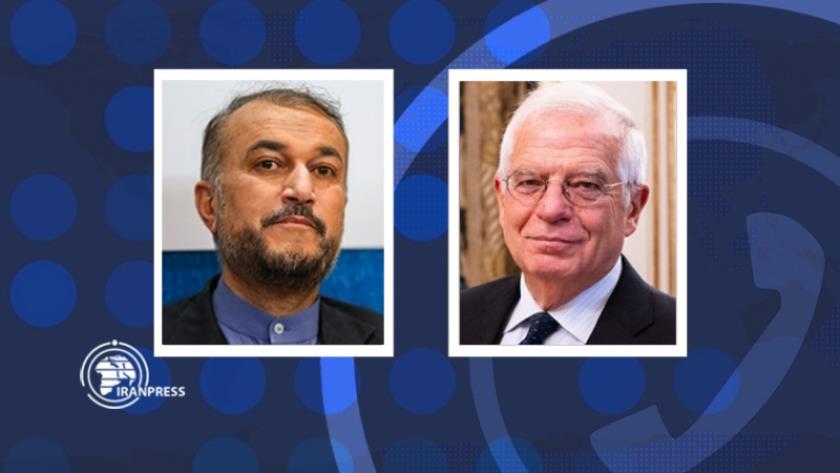 Iranpress: تاکید بر لزوم تداوم گفتگوها برای لغو تحریم‌ها، محور رایزنی امیرعبداللهیان و بورل