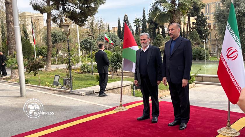 Iranpress: دیدار وزیر امور خارجه ایران با دبیرکل جنبش جهاد اسلامی فلسطین