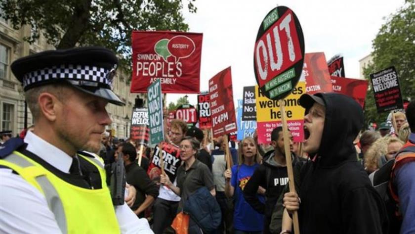 Iranpress: اعمال قوانین جدید برای محدود ساختن اعتراضات در بریتانیا