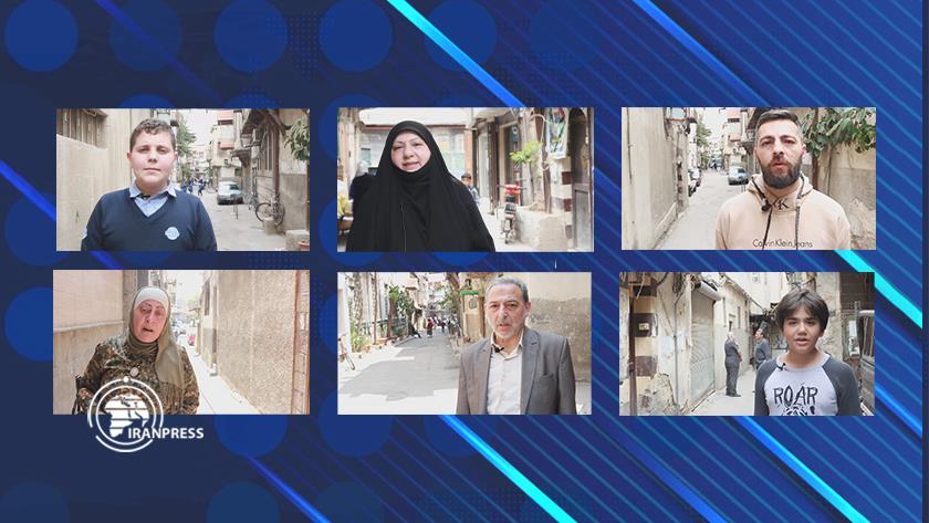 Iranpress: مردم سوریه: در کنار ملت ایران هستیم 