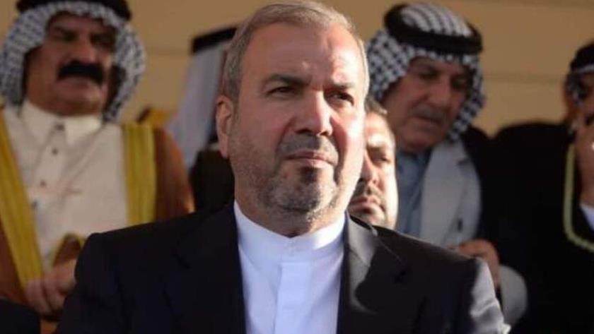 Iranpress: ابراز قدردانی سفیر ایران در بغداد از همبستگی ملت عراق درپی شهادت رئیسی