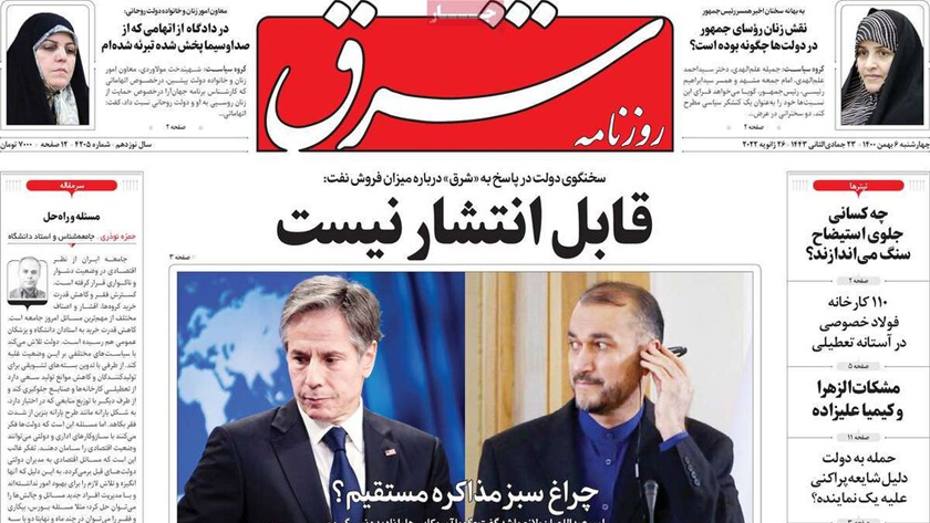 Shargh: Iran officials says direct talks with US in Vienna requires good agreement: