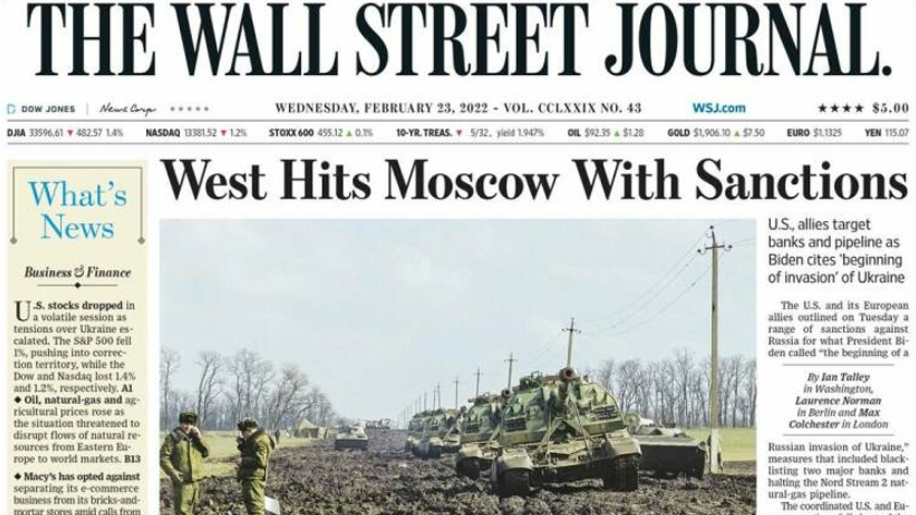 West hits Moscow with sanctions