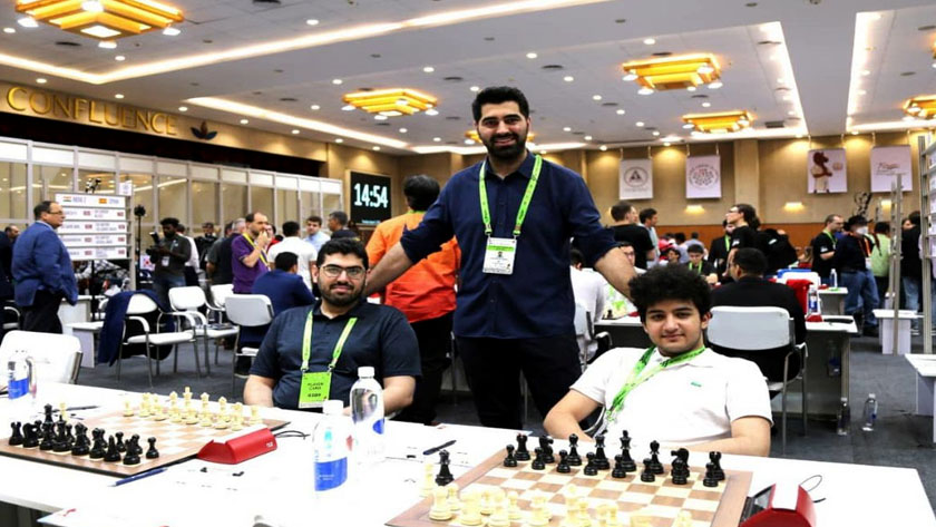 Iranian chess team wins 5th round of World Chess Olympiad