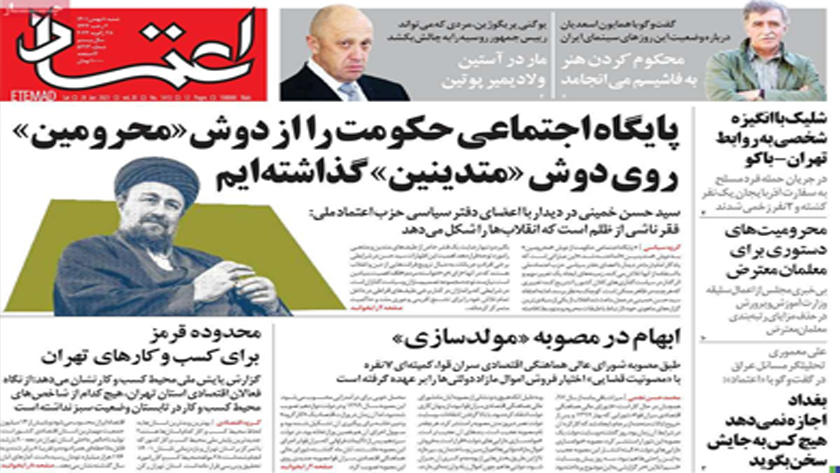 Etemad: Personal demands target Tehran-Baku ties