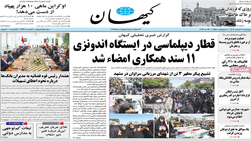 Kayhan: Ghalibaf re-elected as Iran parliament speaker