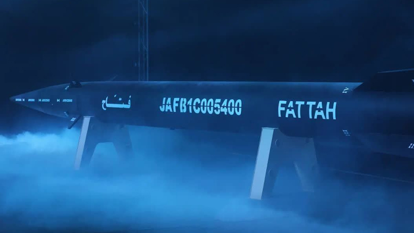 The first Iranian hypersonic missile named Fattah.