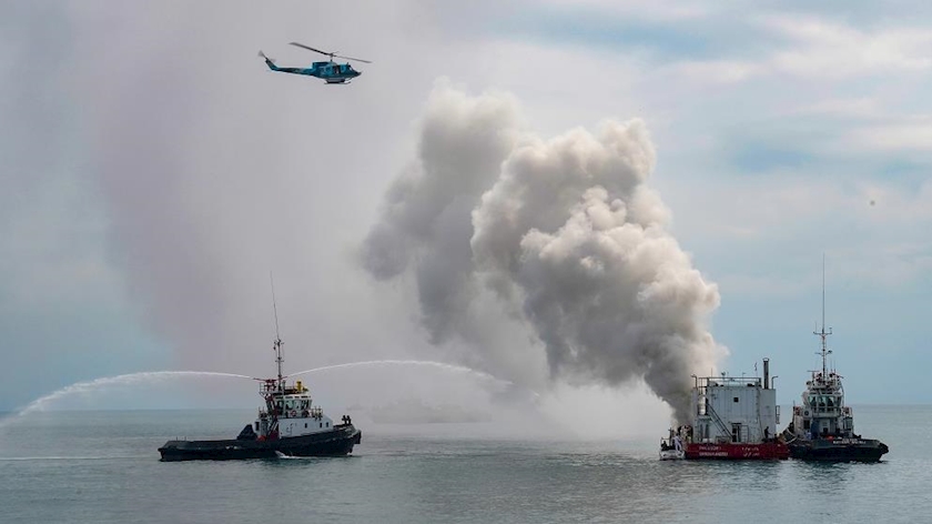 Iran, Russia Hold Rescue Exercise in Caspian Sea