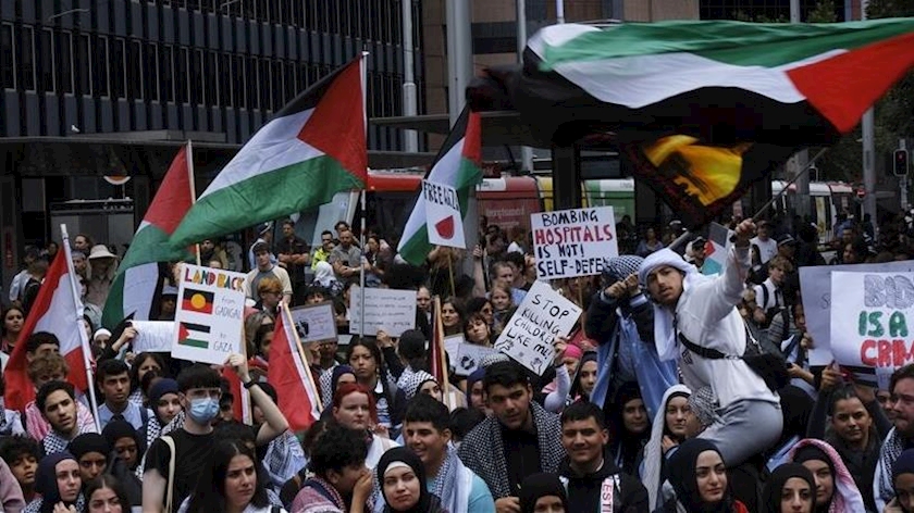 Australian Protesters Urge Government to Sanction Israel