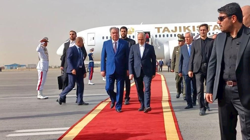 Tajik President Arrives in Tehran