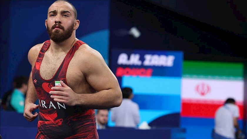 Iranian 125 kg wrestler wins Olympic silver medal