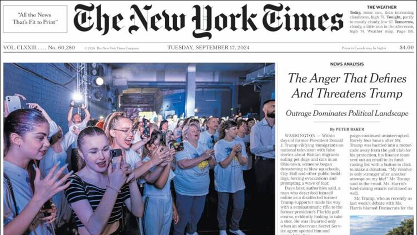 World Newspapers: The Anger That Defines And Threatens Trump