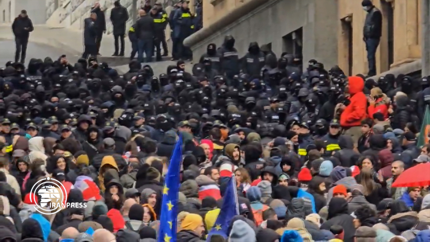 Protesters Gather as Georgia's New Parliament Opens