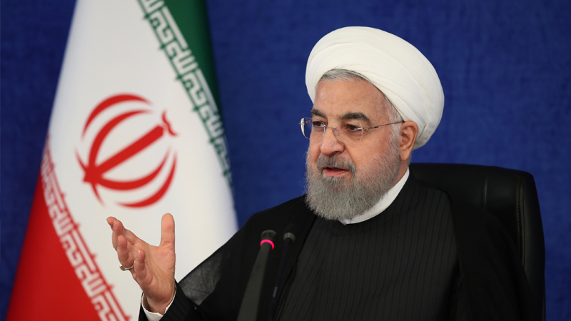 Iranpress: Reduction in COVID-19 figures, result of medical staff great work: Rouhani
