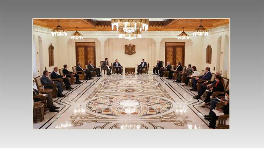 Iranpress: President al-Assad receives Russian delegation