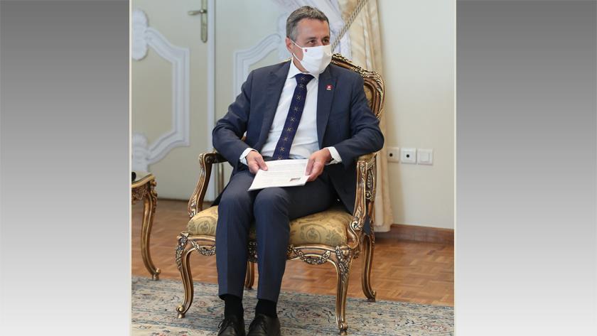Iranpress: Swiss councillor assesses trip to Iran positive