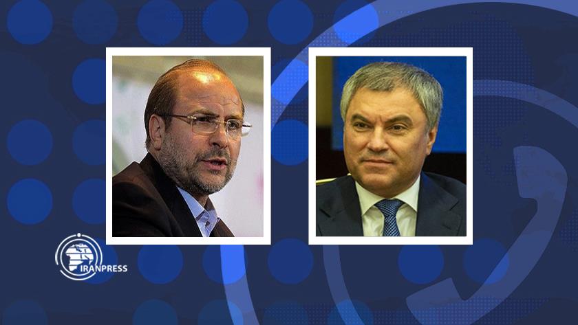 Iranpress: Iranian, Russian parliament speakers consult on regional issues