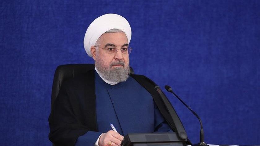 Iranpress: Development projects inaugurated with President Rouhani in attendance