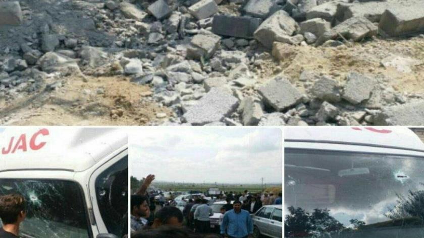 Iranpress: Over 10 mortar shells of parties in Karabakh region hit Iran border areas