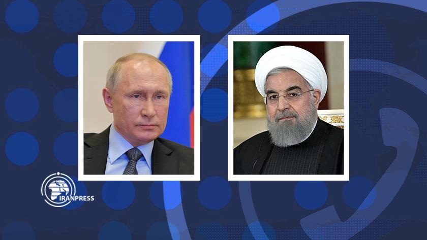 Iranpress: Rouhani, Putin discuss Nagorno-Karabakh ceasefire