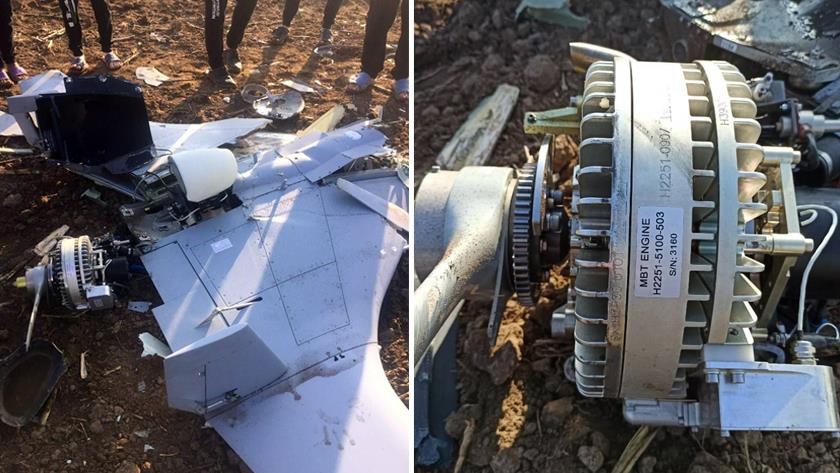 Iranpress: Drone crashes in North western Iran