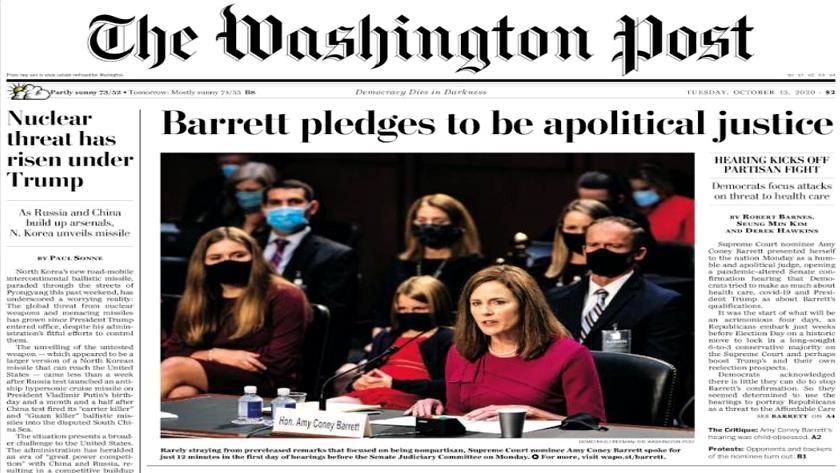 Iranpress: World Newspapers: Barrett pledges to be apolitical justice