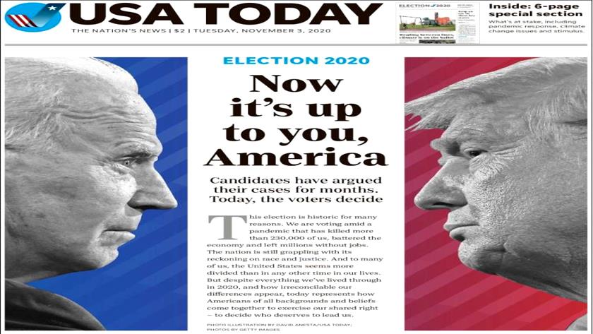 Iranpress: World Newspapers: Now, it is up to you America