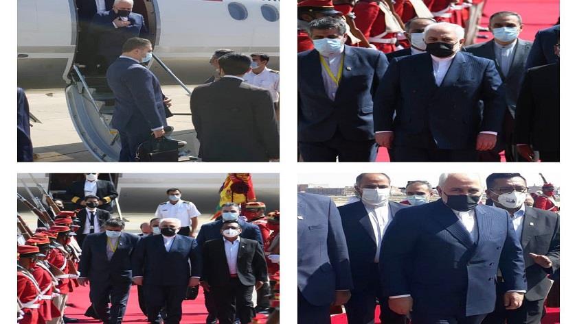 Iranpress: Iranian FM Zarif arrives in Bolivia