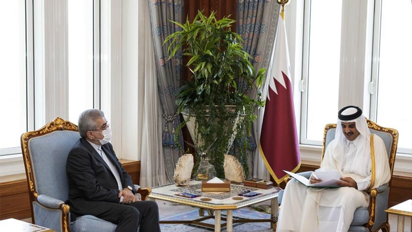 Iranpress: Iranian Energy Minister, Emir of Qatar underscore expansion of bilateral ties