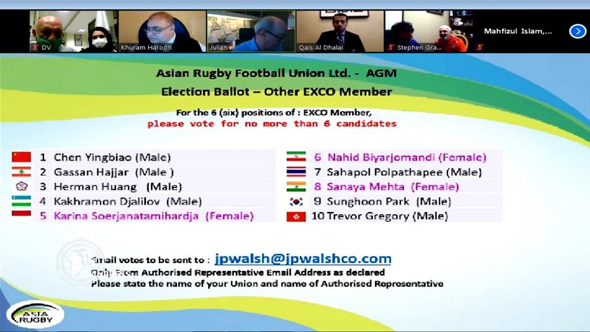 Iranpress: Iranian woman becomes member of Asian Rugby Board