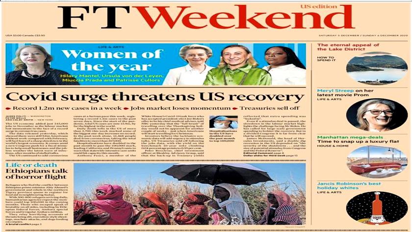 Iranpress: World Newspapers: Covid surge thretens U.S recovery 