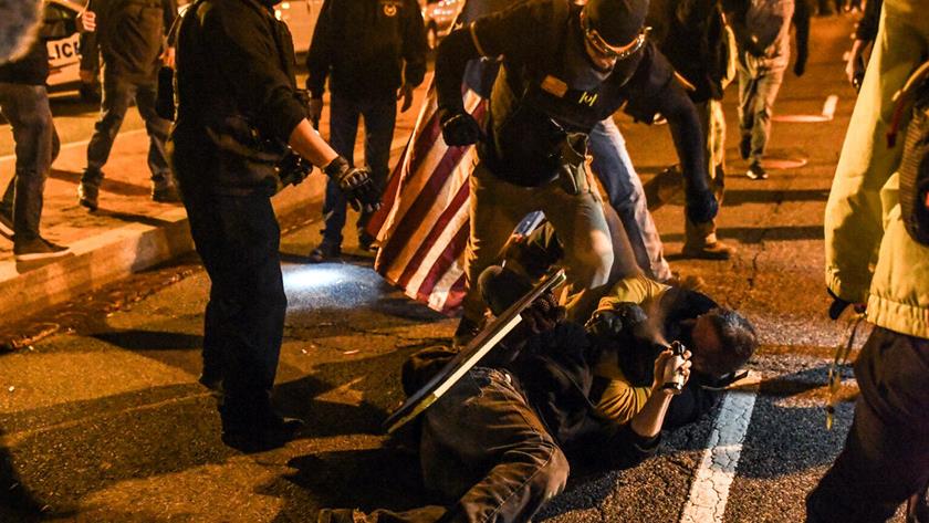 Iranpress: 23 arrested as Trump supporters, counterprotesters clash in DC