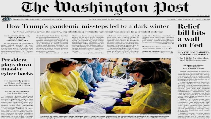 Iranpress: World Newspapers: How Trump’s pandemic missteps led to a dark winter in US