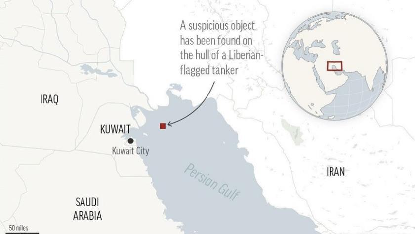 Iranpress: Iraq evacuates oil tanker after mine found attached to hull