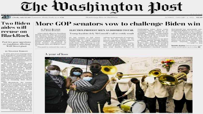 Iranpress: World Newspapers: More GOP Senators vow to challenge Biden win