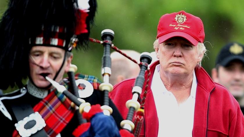 Iranpress: Calls grow to ban Donald Trump from visiting Scotland