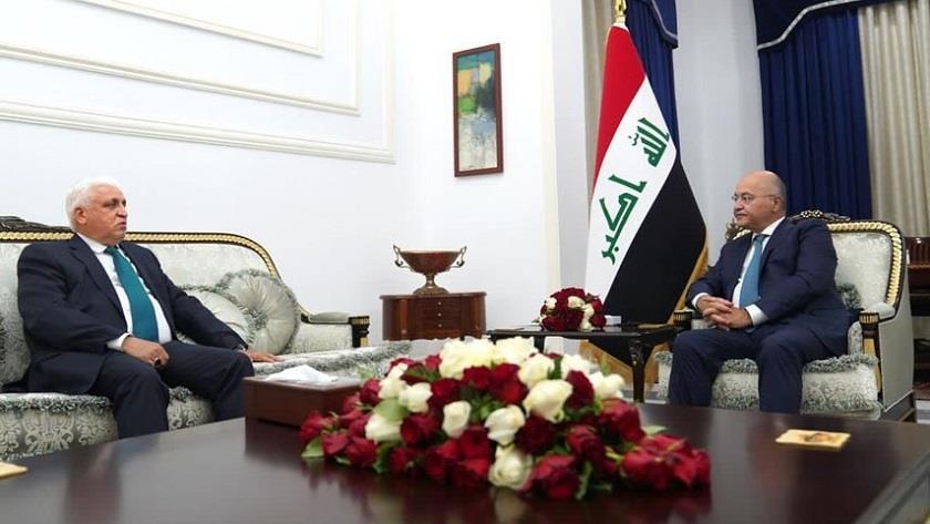 Iranpress: Iraqi President meet with PMU head