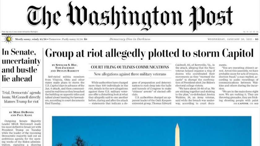 Iranpress: World Newspapers: Group at riot allegedly plotted to storm US Capitol